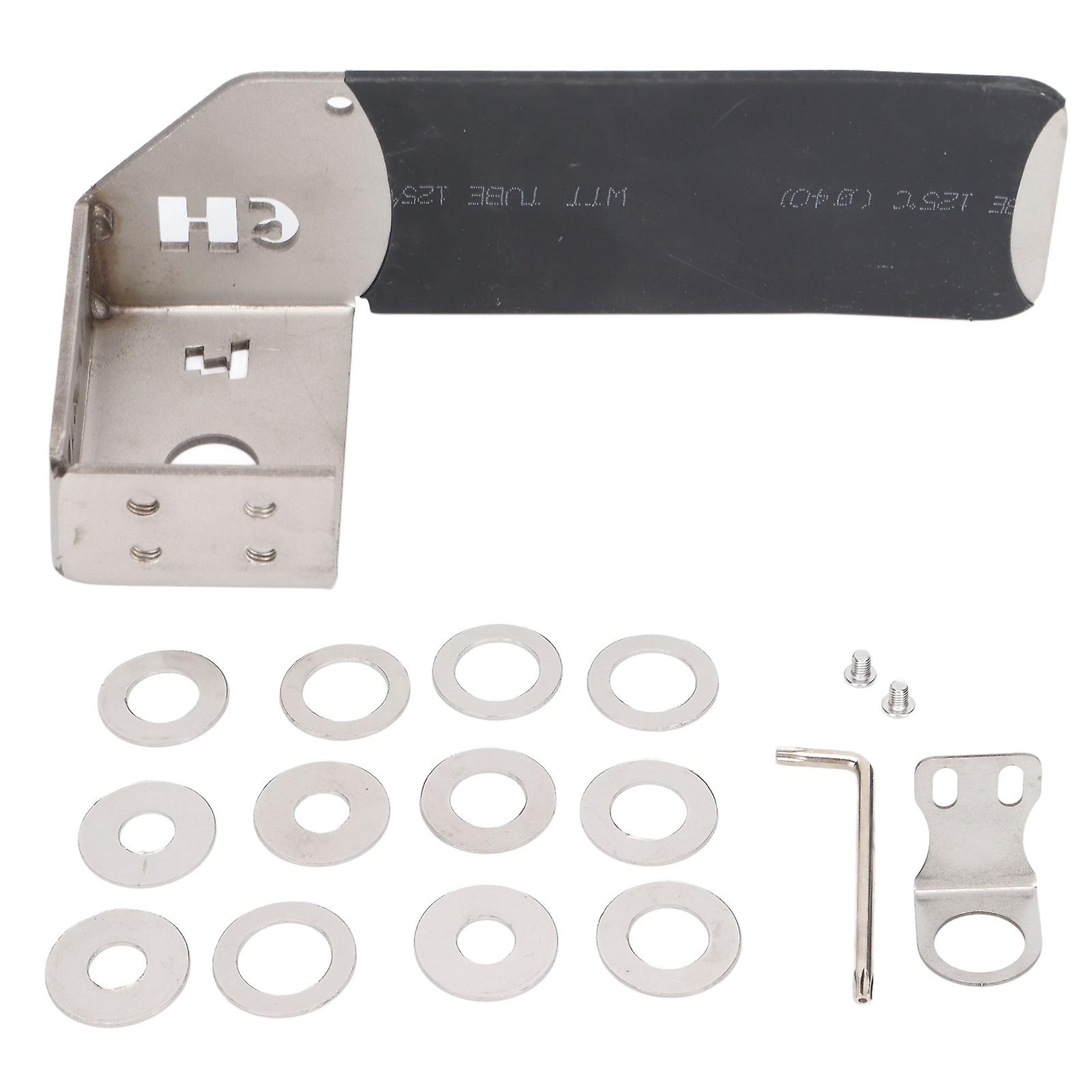 Antenna Bracket Stainless Steel Card Edge Clip Edge Car Adjustable Height Antitheft Antenna Bracket for Haval H9Silver