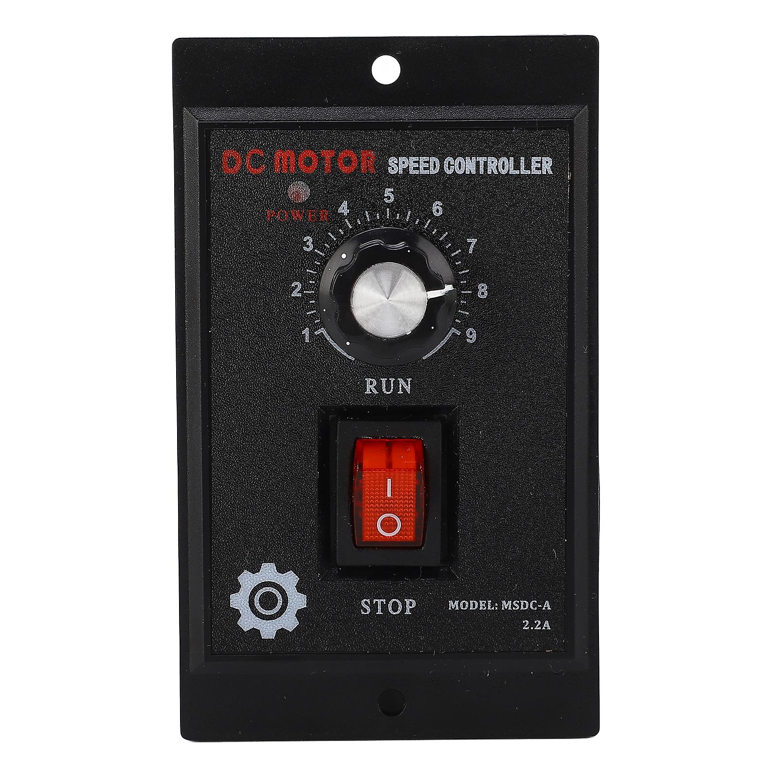 Controler de viteză a motorului DC 110V AC Intrare 110V DC Comutator de control al regulatorului motorului de ieșire DC