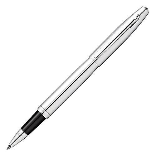 ROLLERBALL Sheaffer VFM Chrome Pen Modern Tapered Silhouette Click Propel