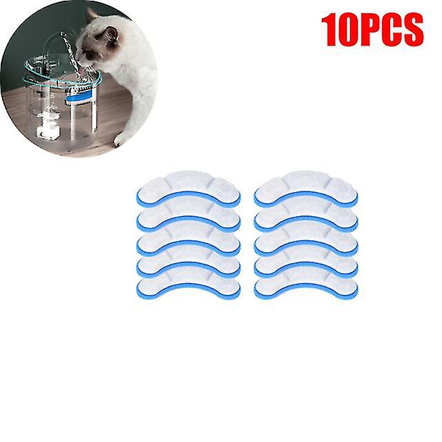 10-50pcs Cat Water Fountain Replacement Filters For Wf050/wf060 Activated Carbon Filter For Pet Auto Drinking Feeder-hao