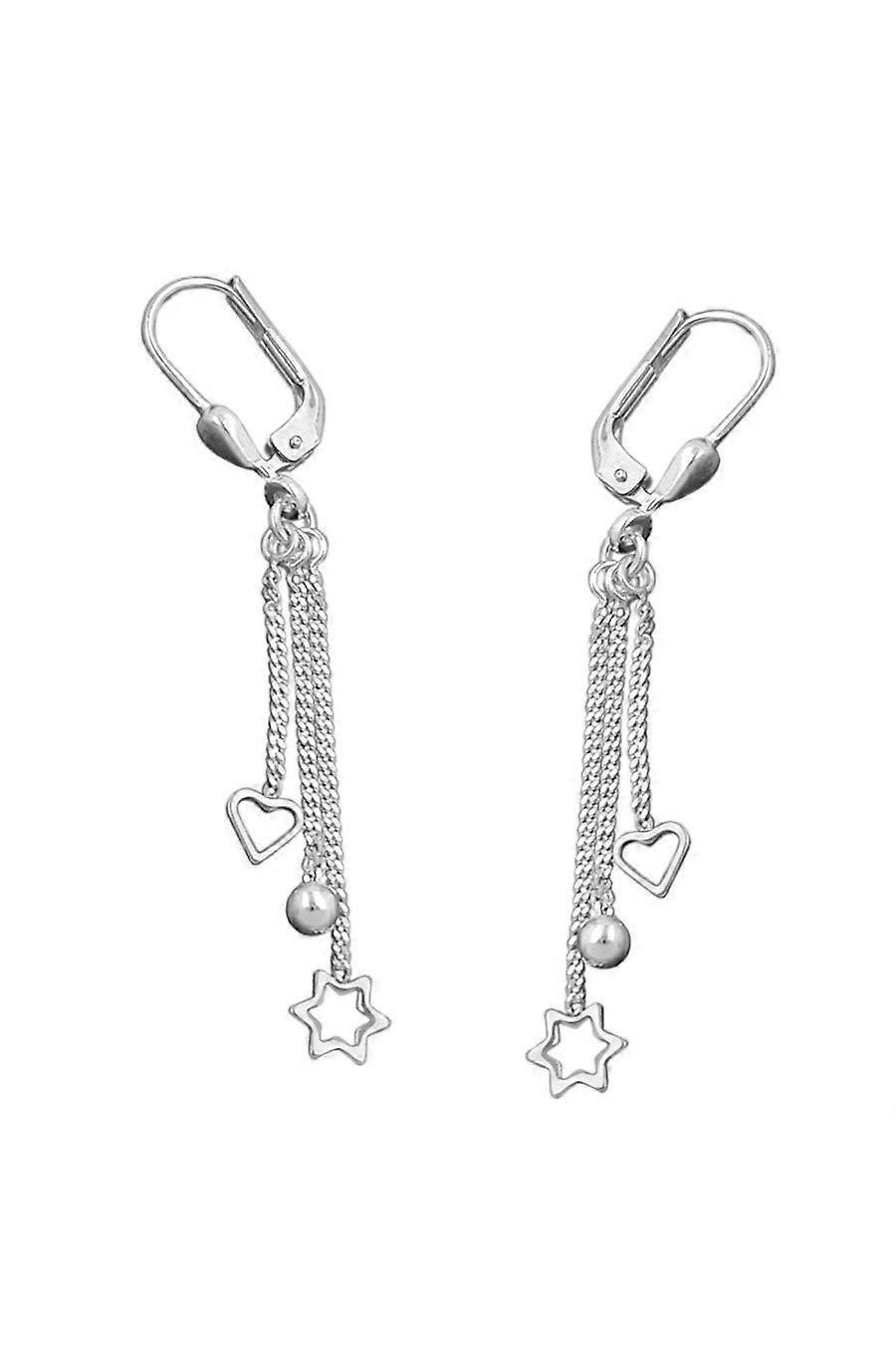 Earrings Leverback Charms Silver 925 - Gl93252