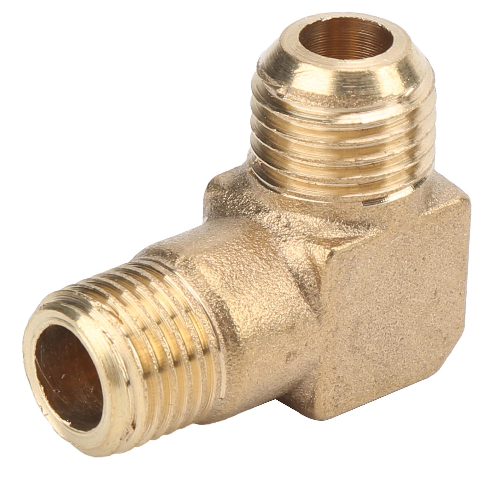 Air Pump Pipe Fittings 90 Degree Elbow G1/4 x M14 Brass Compressor Accessory