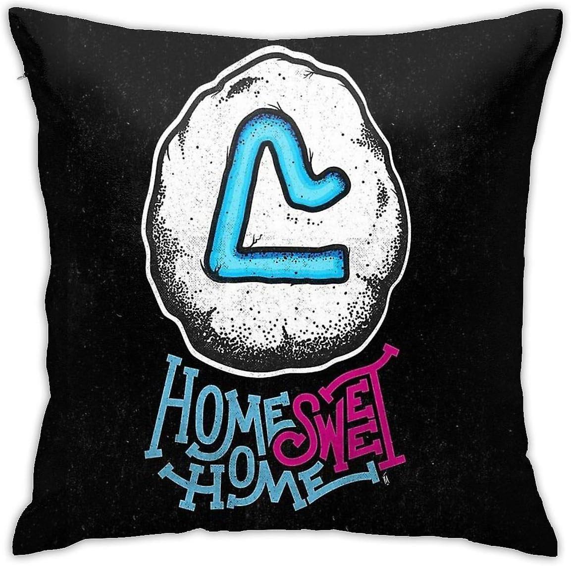 ホームスウィートホーム1枕カバーホーム装飾スロー枕カバーソファソファクッション枕ケース18x18インチ