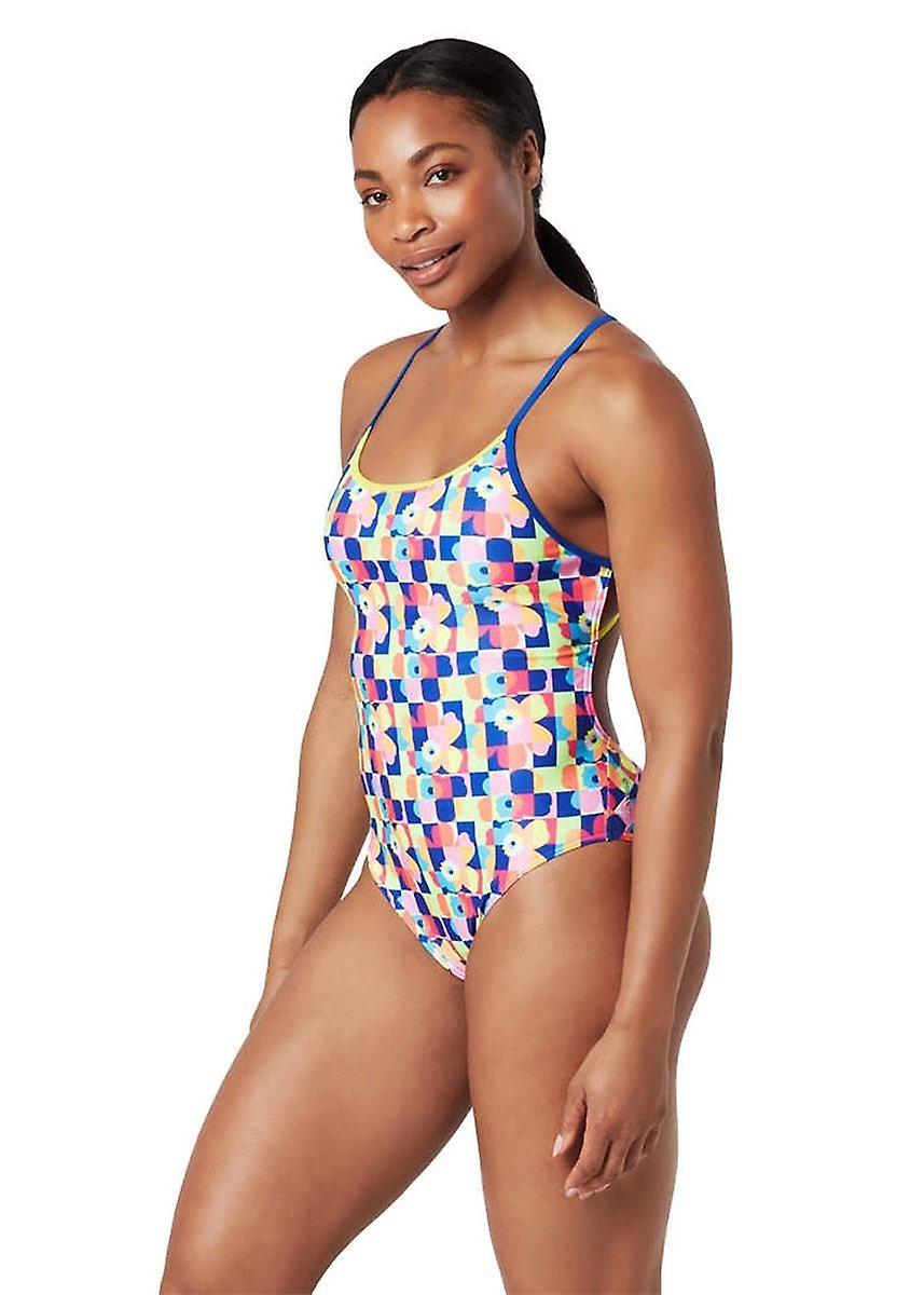 Zoggs Flowerpatch Starback Swimsuit - Girls
