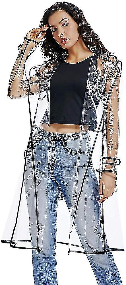 Waterproof Raincoat Lightweight Packable Raincoat Transparent Rain Ponchos