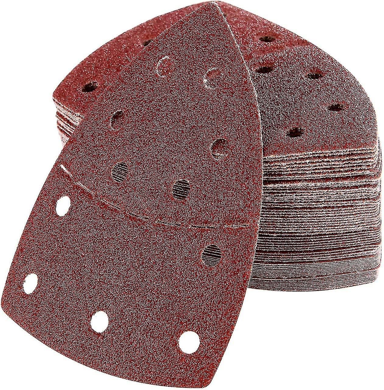 Triangular Flocking Sandpaper with 11 Holes - 152*105mm