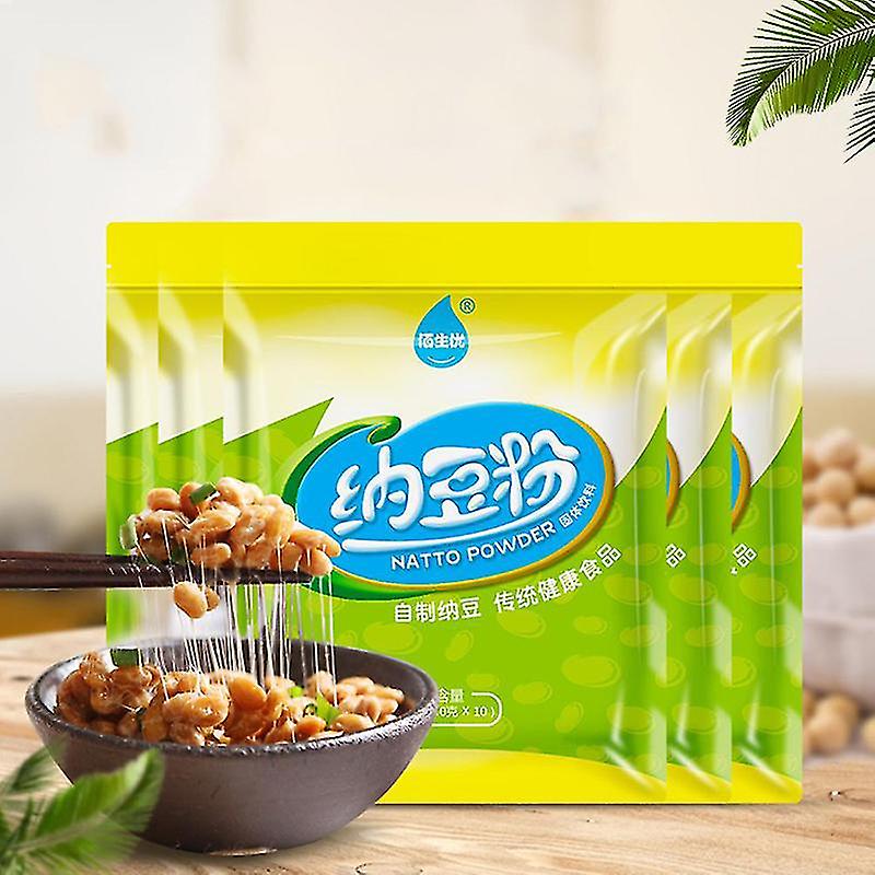 10 גרם חיידקים פעילים Natto Natto Starter Natto Kinase Natto תסיסה חיידקי Natto