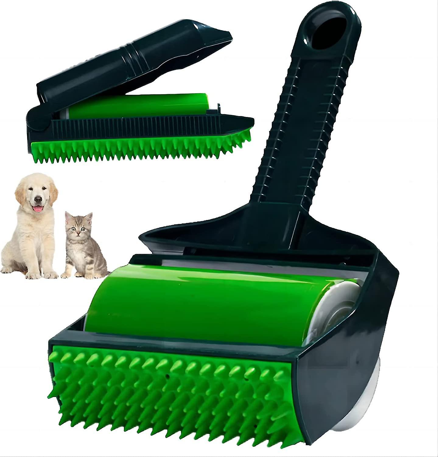 Stick It Roller, Pet Hair Remover, Reusable Washable Sticky Lint Roller For Pet Hairs, Handheld Stick It Lint Roller