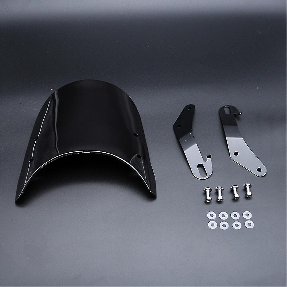 Universal Pare-brise Suits 7" Round Headlights Windshield Windscreen For Kawasaki W 800/w 400/bj 250