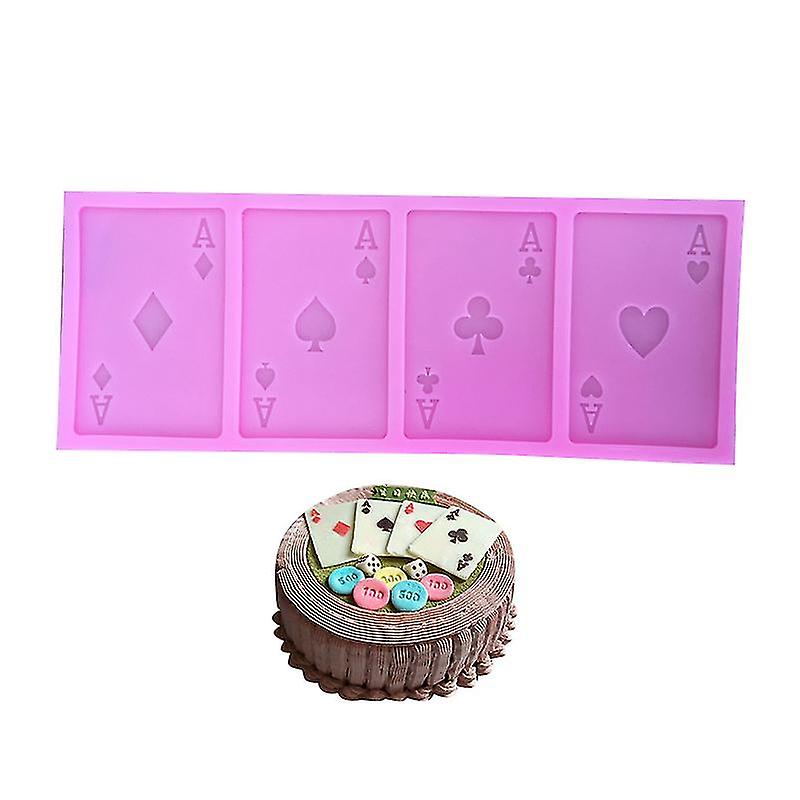 Playing Card Type Silicone Cake Mold