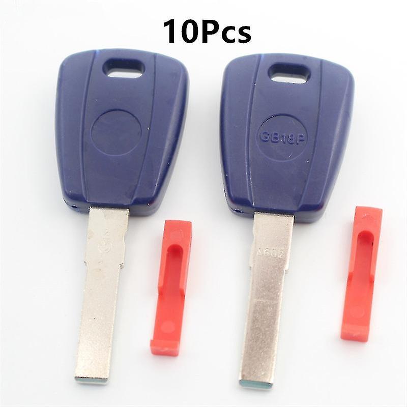 Xieaili 10pcs/lot Replacement Case Transponder Key Shell For Fiat Sip22 Blade Can Install Chip  K13