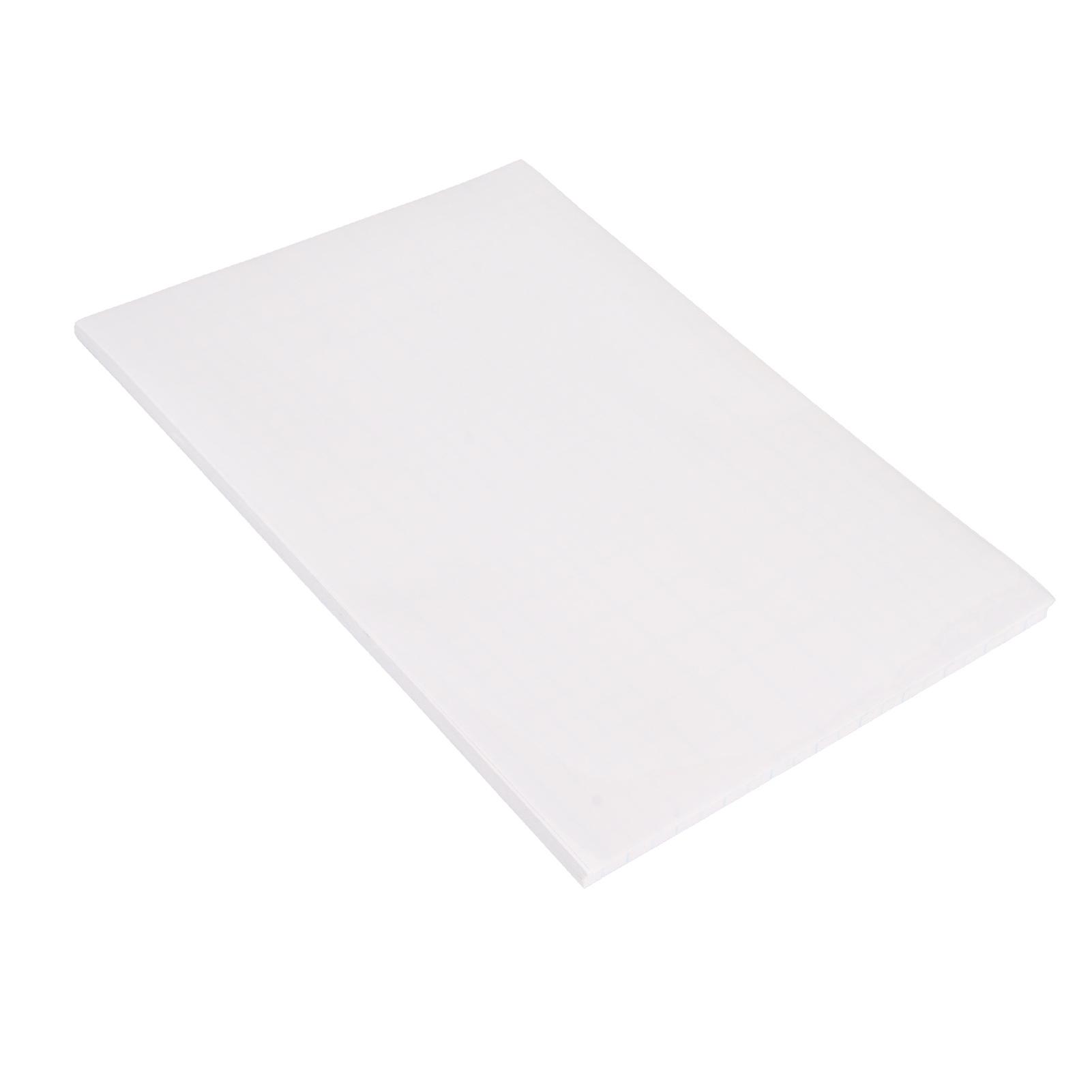 50 Sheets A4 Size Holographic Cold Laminate Sheet Self Adhesive Cuttable Waterproof Cold Laminating Film for Badge Making Matte Film 