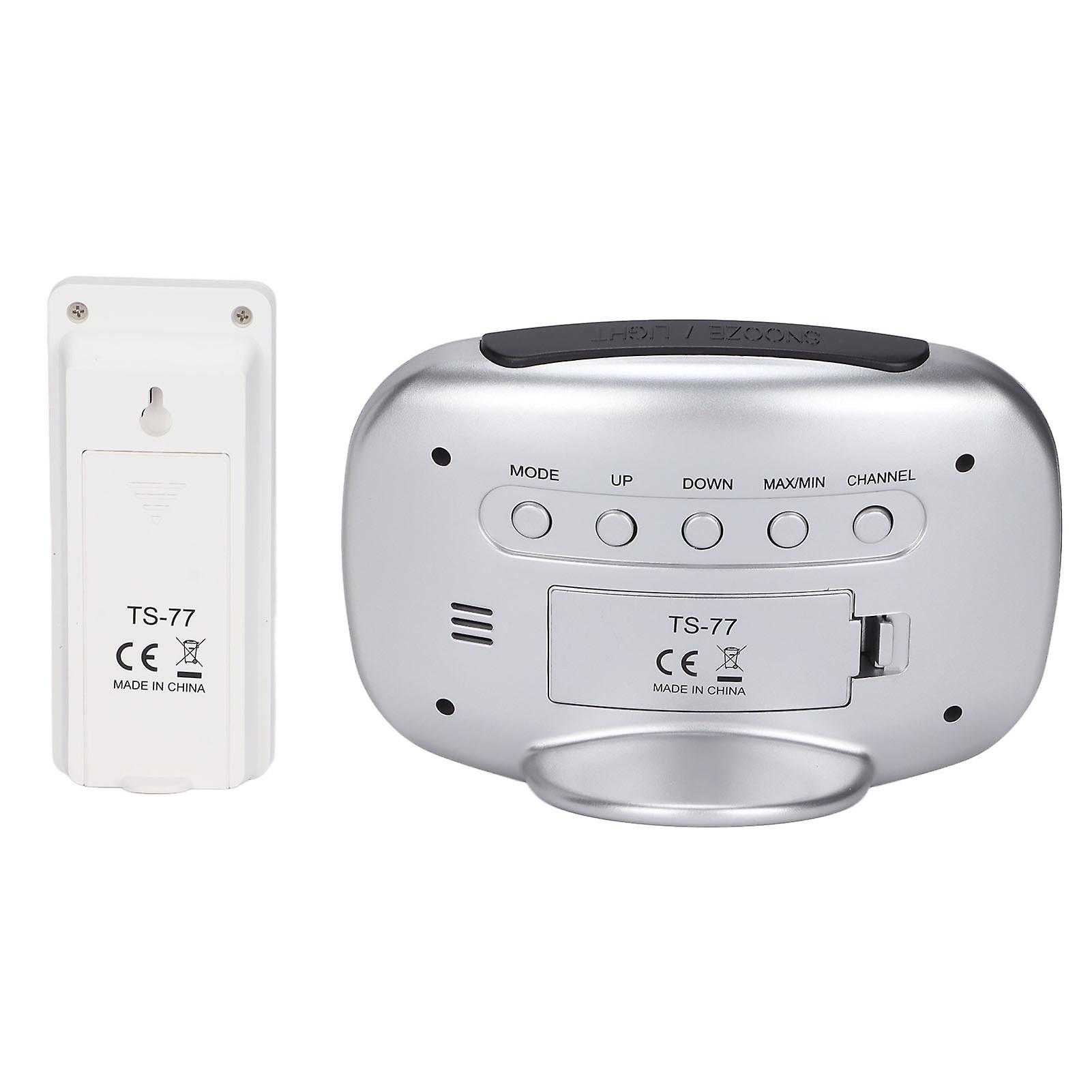 Weather Station Thermometer Wireless Color Display Digital Weather Thermometer with Clock for Indoor Outdoor Room