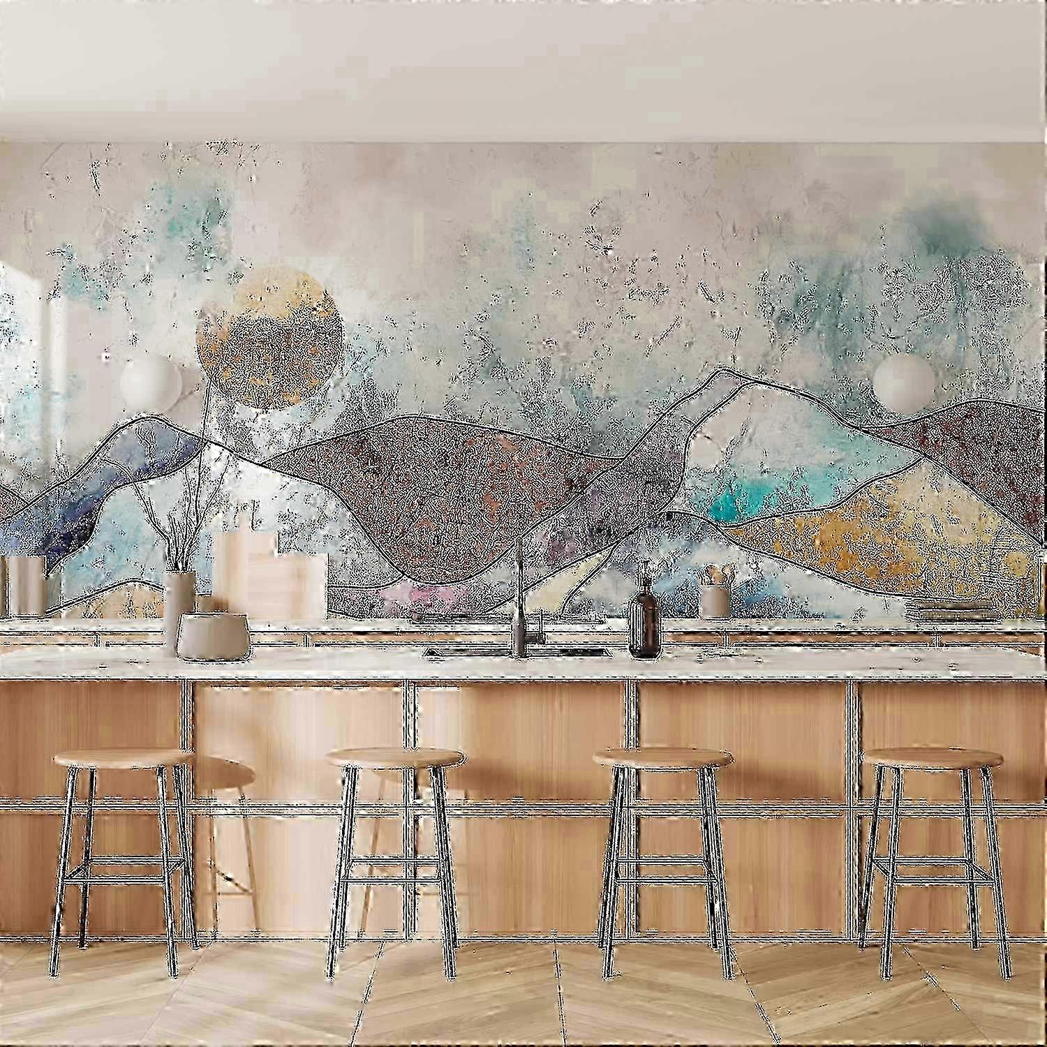 Fototapete - Buntglaslandschaft