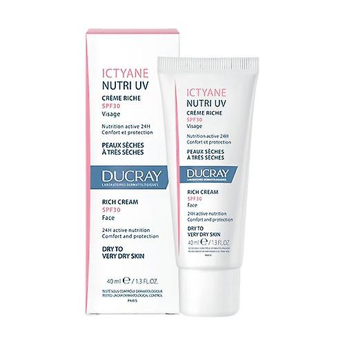 Rich cream SPF 30 ictyane nutri uv 40 ml of cream