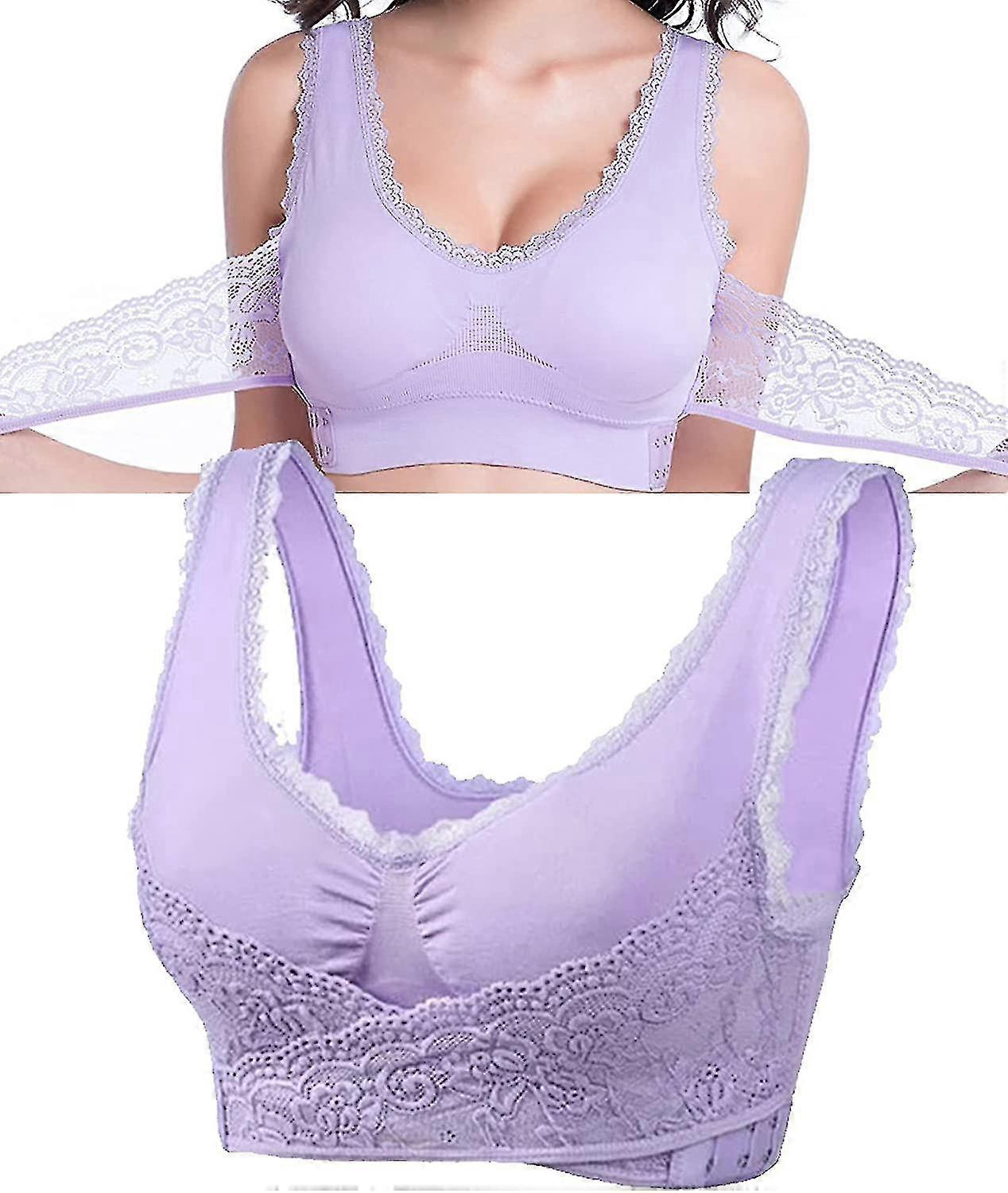 Tourmaline Shaping Wireless Silky Bra Lymphvity Detoxification And Shaping & Powerful Lifting Bra For Women