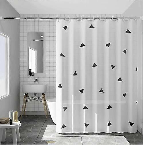 Rideau de douche triangle noir Rideau de douche étanche