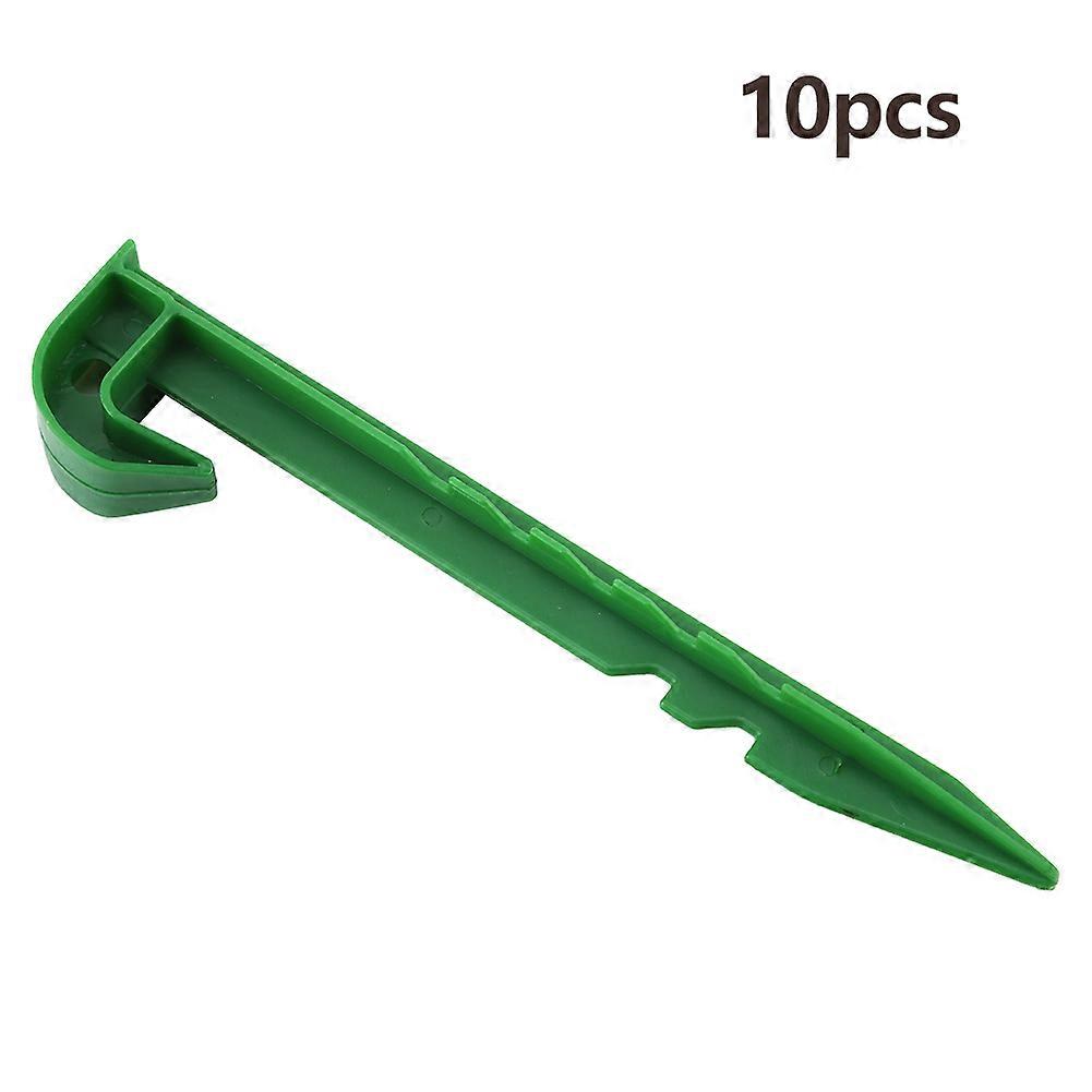 10pcs Greenhouse Bracket Insect Proof Net Fixing Pegs Plastic Piles Fixed Accessories