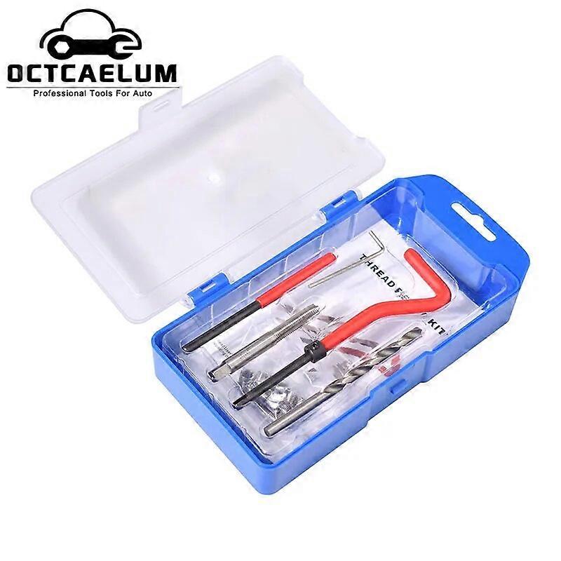 Thread Repair Tool Metric Helicoil Drill Bit Kit M5/M6/M7/M8/M9/M10/M12/M14 Rethread Restore Set No.36863