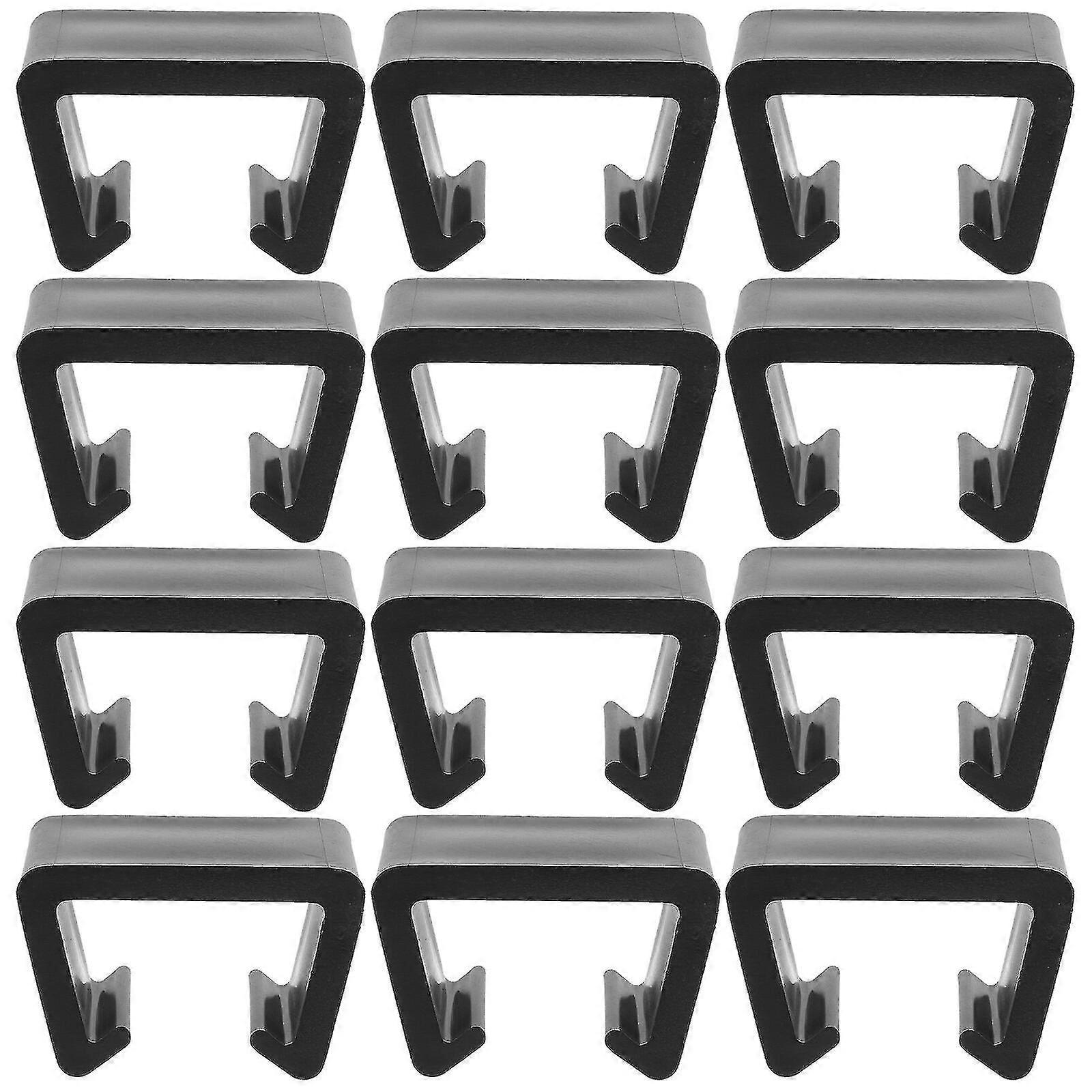 12pcsガーデン家具クリップパティオ家具クリップ屋外ソファパティオ家具はクランプを接続します