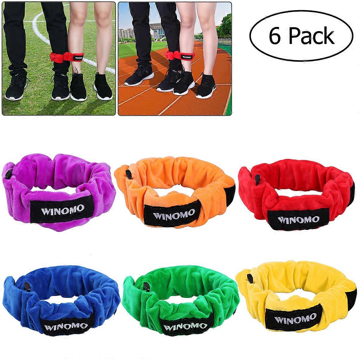 Legged Race Strape Elastischer Krawattengurt Gummiband Field Play Elastisches Bindeseil 3 Legged Race Band
