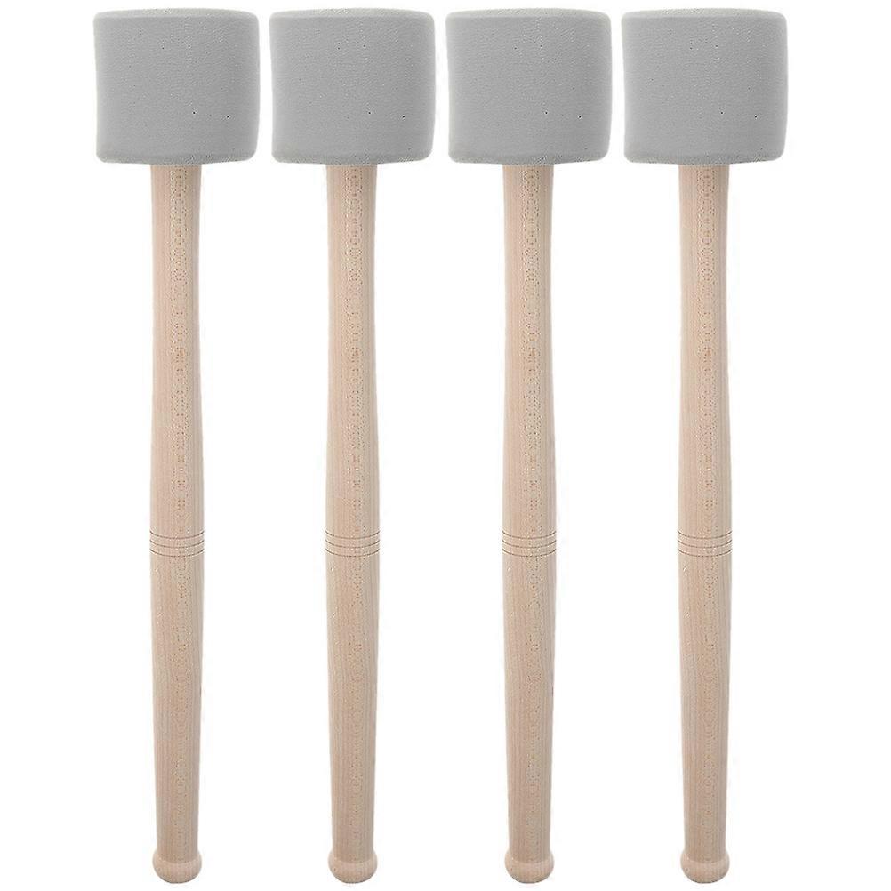 2 Pairs of Bass Drum Mallet Performance Drum Stick Percussion Instrument Accessory
