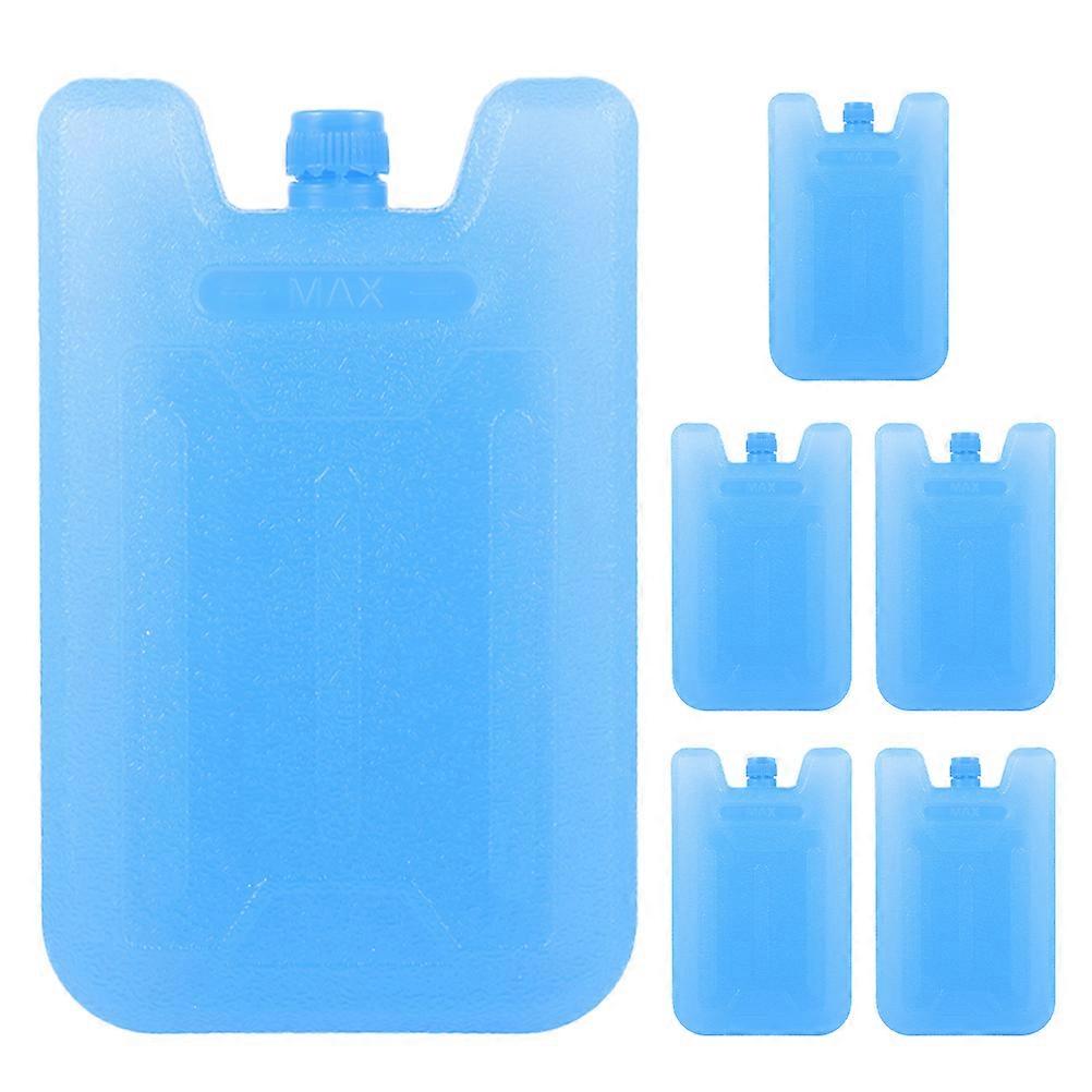 6Pcs Ice Packs For Coolers Freezer Packs Ice Block Cooler Ice Packs Reusable Ice Packs