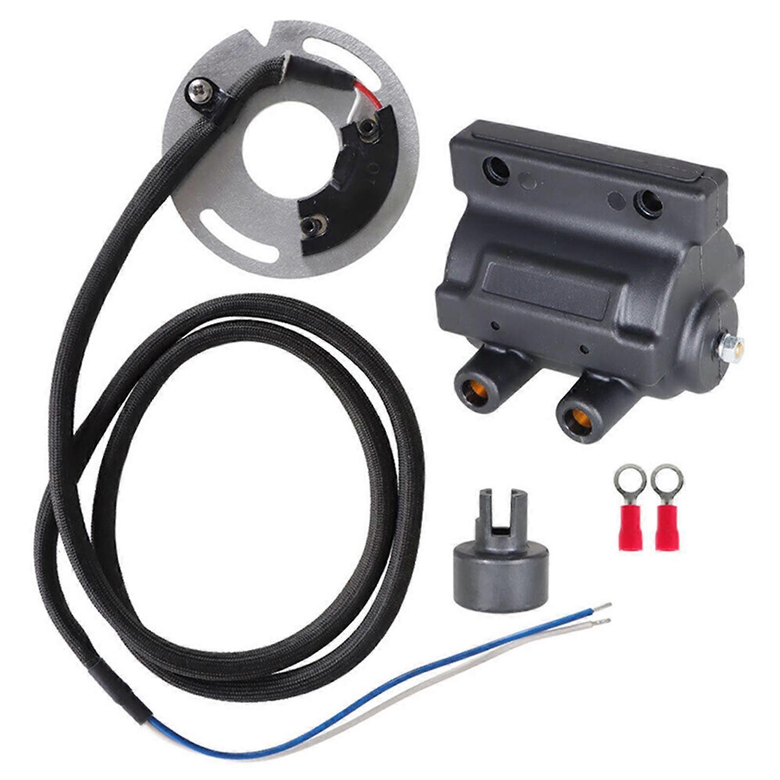 Dsk6-1 Ignition Coil Durable Replaces High Performance Ignition System With Coil With Dc7-1 Coil Set For Big Twin 1970-1999