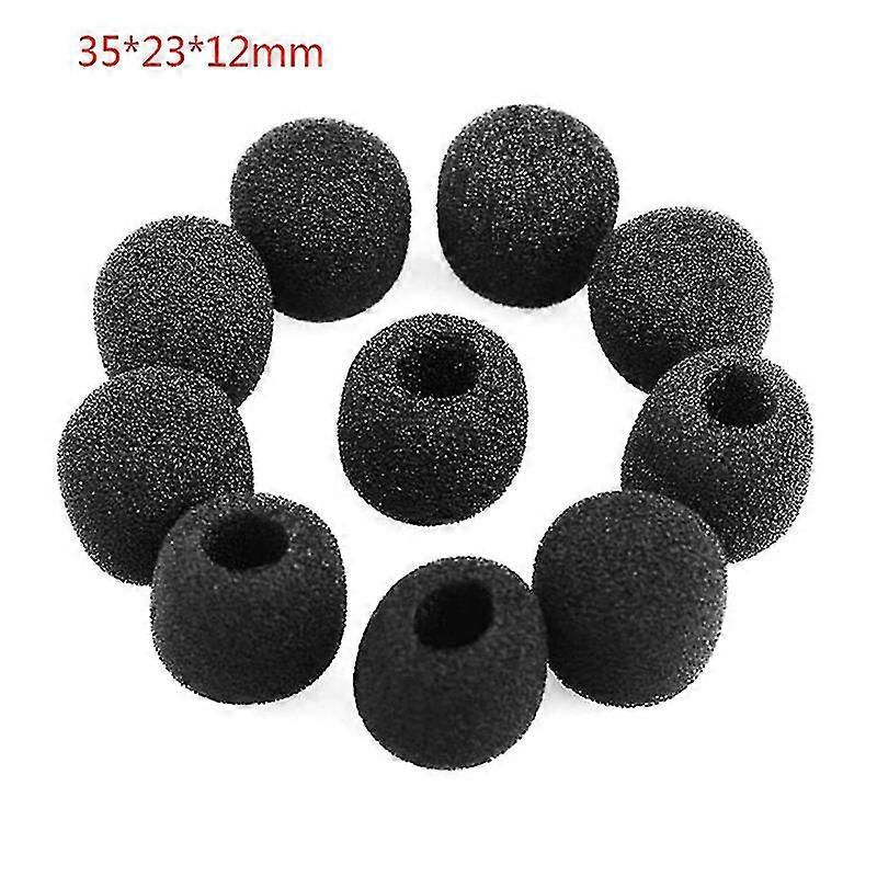 10pcs Headset Replacement Cover Gooseneck Sponge Foam Microphone Windscreen Protector 5 SizesXH