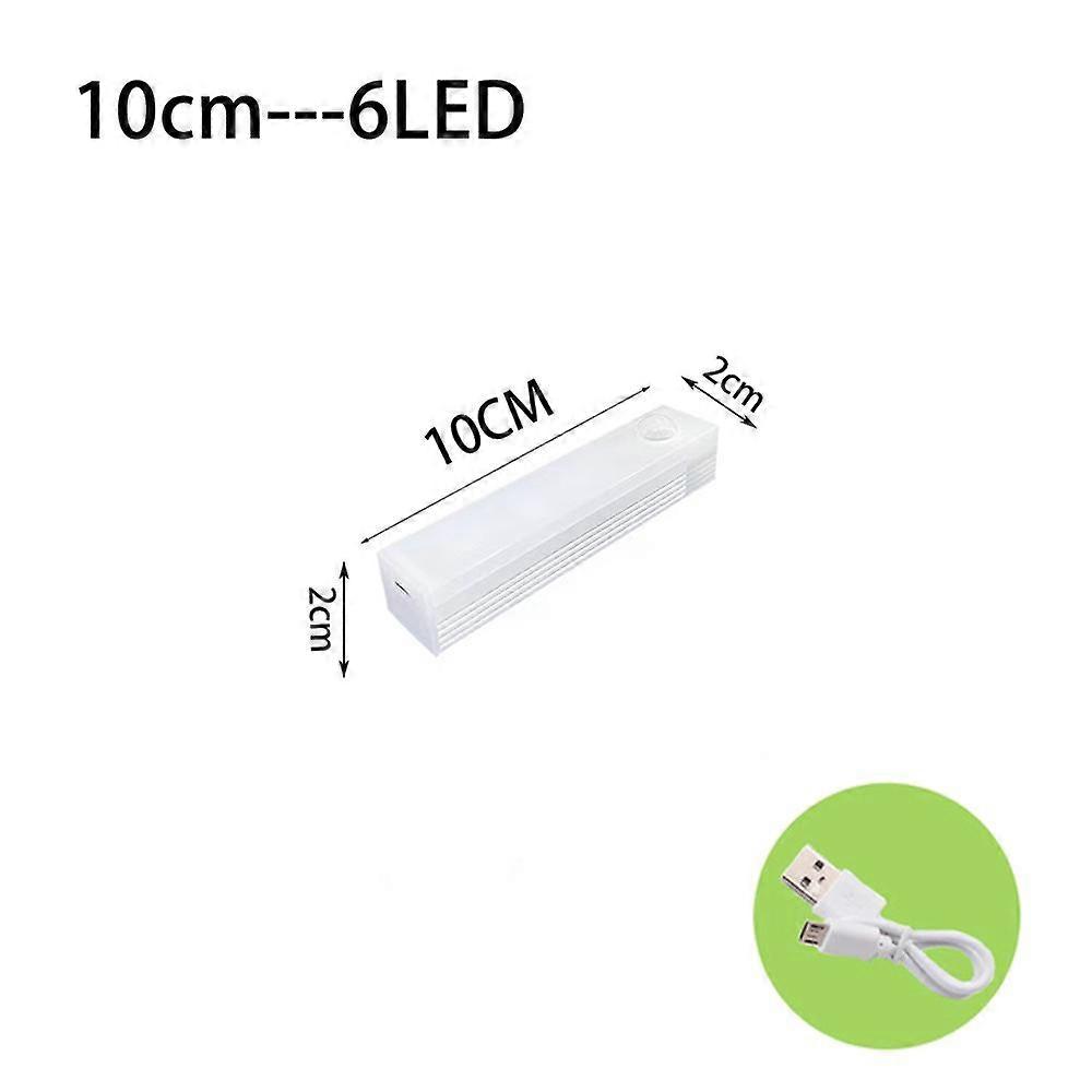Luce Sensore Di Movimento A LED Wireless Luce Notturna A LED Ricaricabile Tipo C Armadio Luminoso Armadio Lampada Scala Retroilluminazione Per Cucina