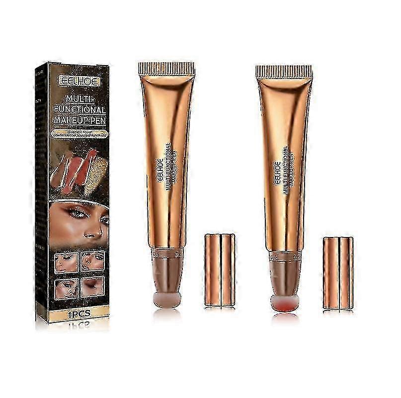 Eelhoe עט איפור רב תכליתי קונטור פנים ביוטי סטיק תיקון אור גבוה סומק רב תכליתי עט איפור -4213723441333