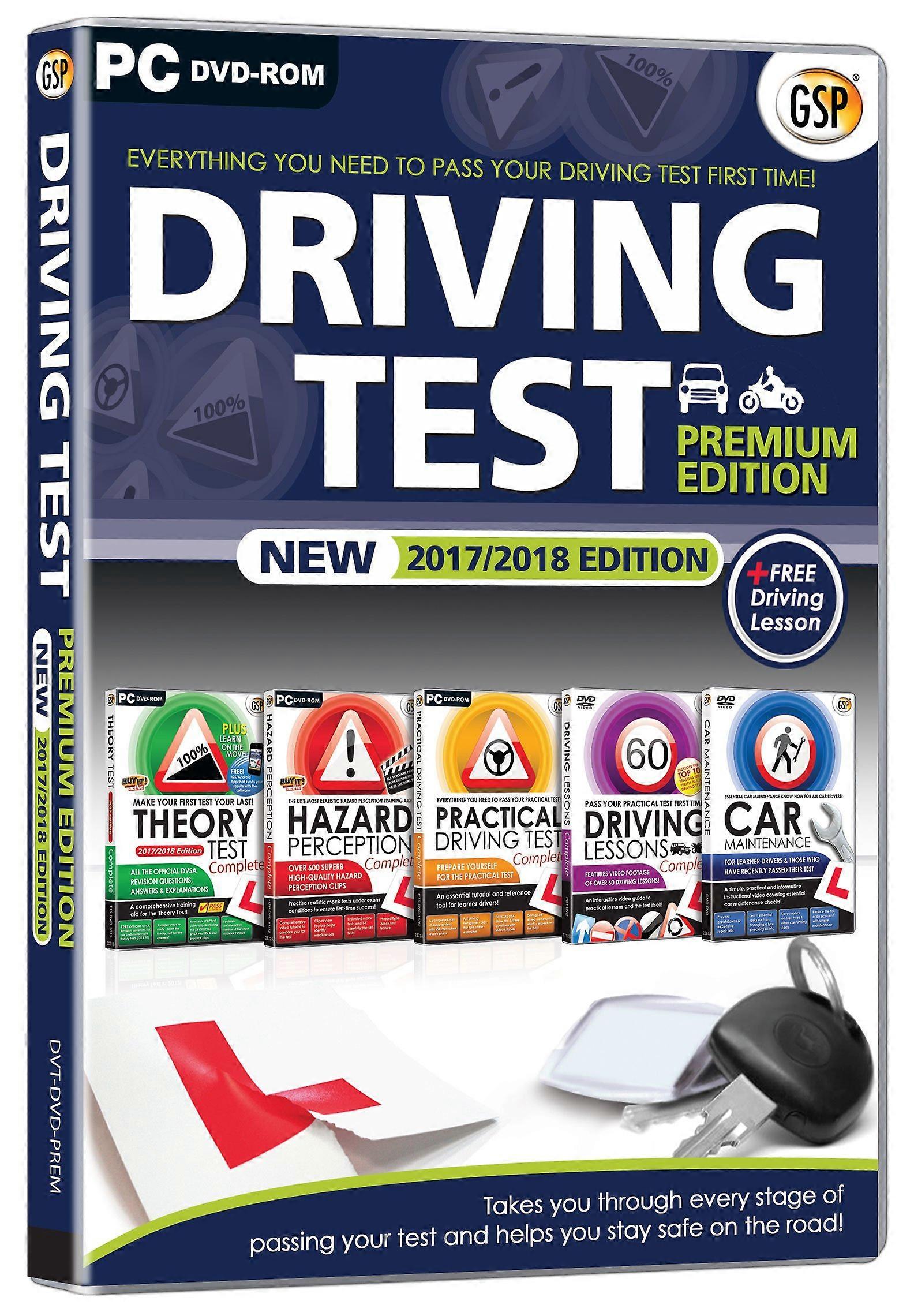 GSP Driving Test Deluxe 20172018 Edition - PC CD - New & Sealed