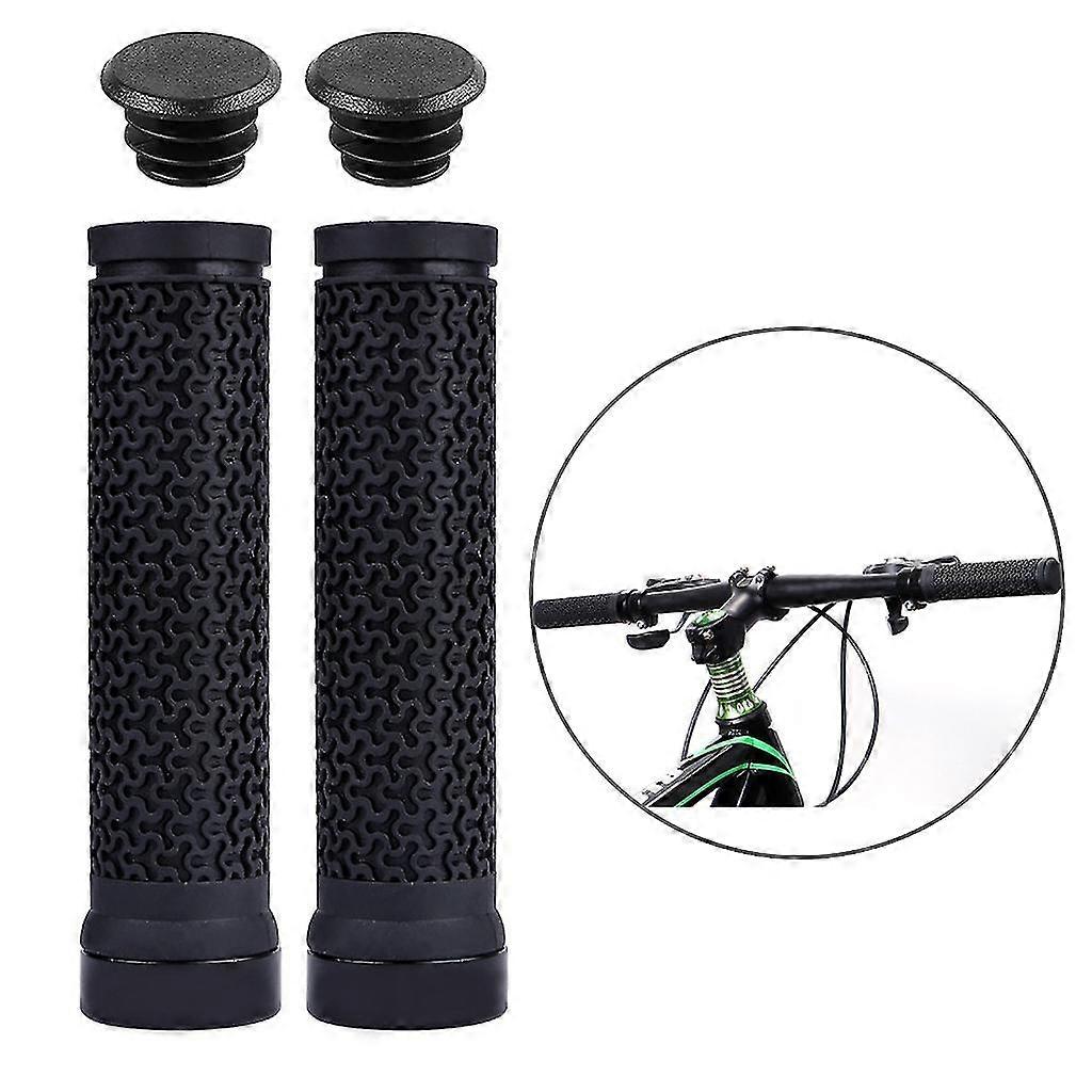 Aluminum Alloy Locks-on Mountain Bike Grips Foldable Bicycles Handlebar Grips