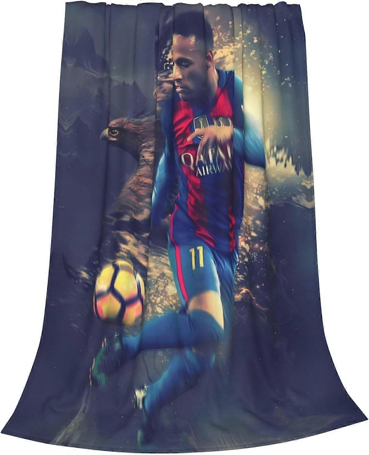 Neymar Ultra Soft Micro Polyester Reisedecke Ideal für Zuhause, Bett, Sofa, Wohnzimmer -CT492