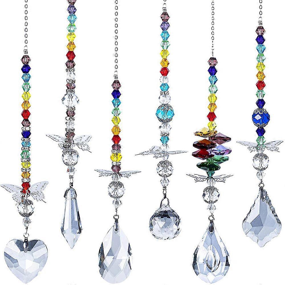 窓の家、オフィス、庭のための太陽キャッチャー、母親と友人のための6パックギフト