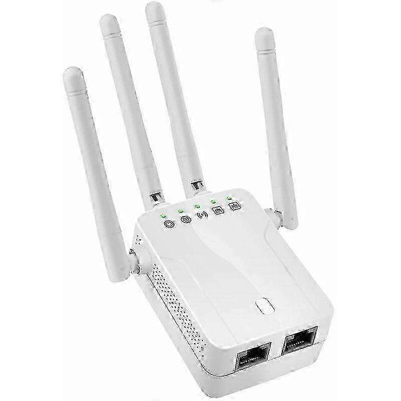 WiFi Repeater WiFi Amplifier, WiFi Extender up to 120, powerful wifi repeater with an Ethernet port, Compatible with all internet boxes