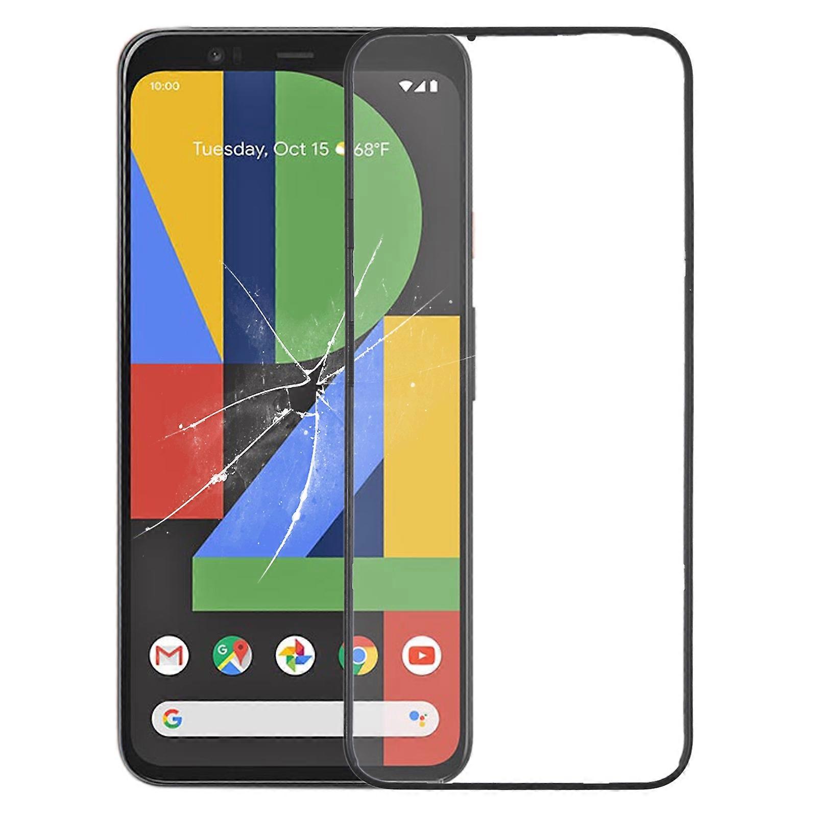 Front LCD Screen Bezel Frame  For Google Pixel 4 For Google Pixel 4