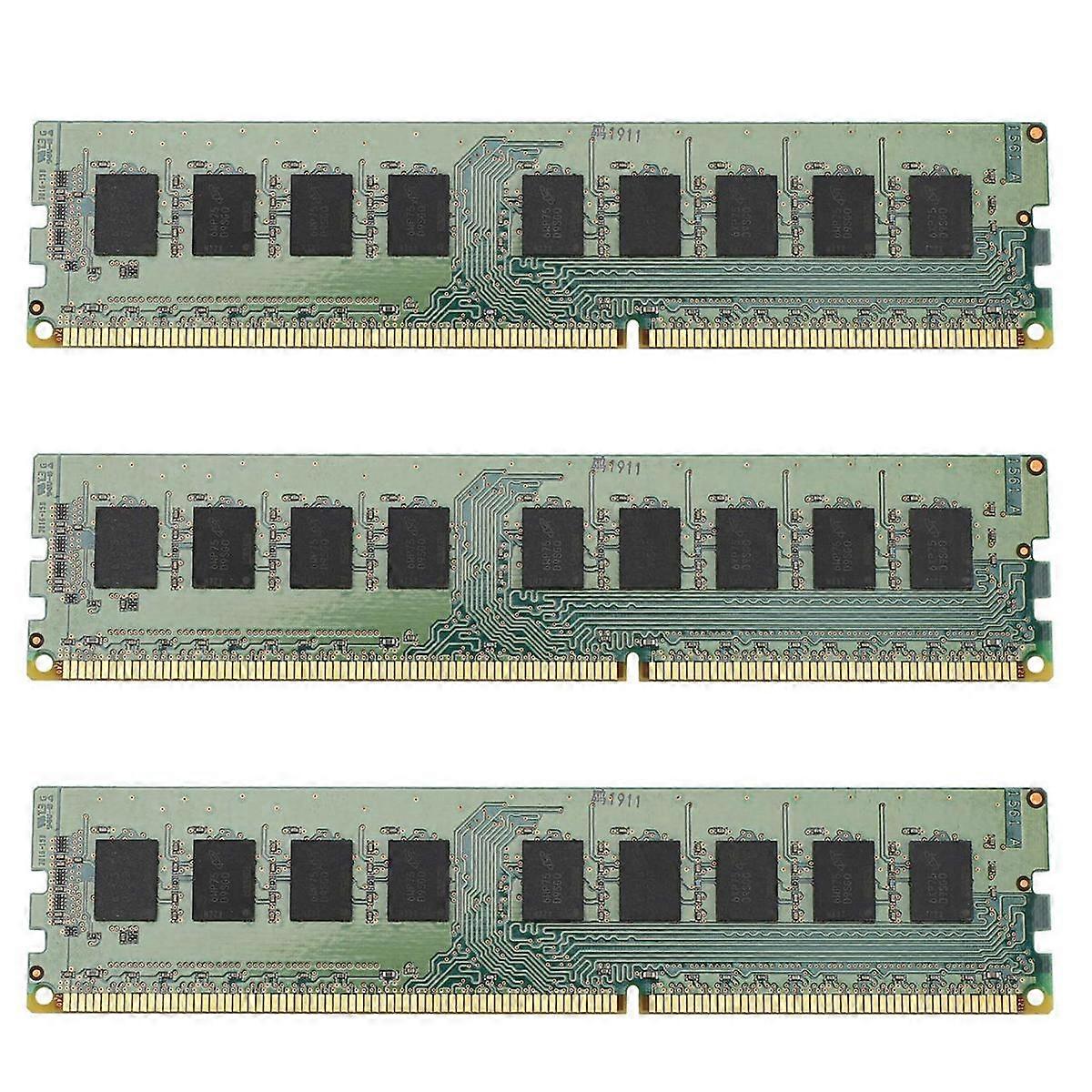 3X 8GB Memory RAM 2RX8 1.35V DDR3 PC3L-12800E 1600MHz 240 Pin ECC Unbuffered RAM for Server Worksta