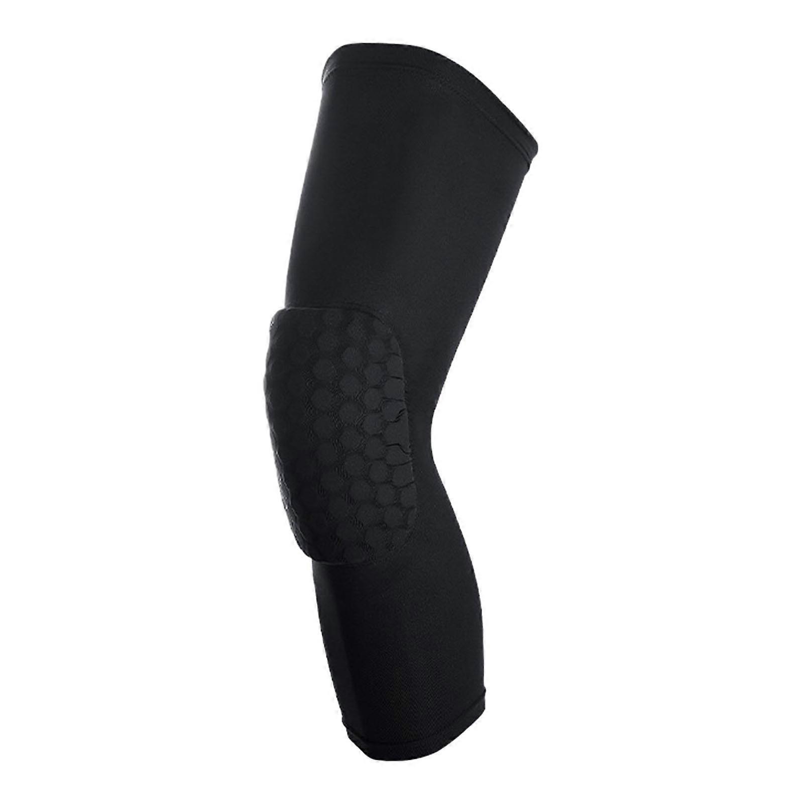 1Pc Sports Knee Pads Honeycomb Anti-collision EVA Foam Breathable Stretch Outdoor Cycling Knee Protection Compression Sleeve Guard Protector