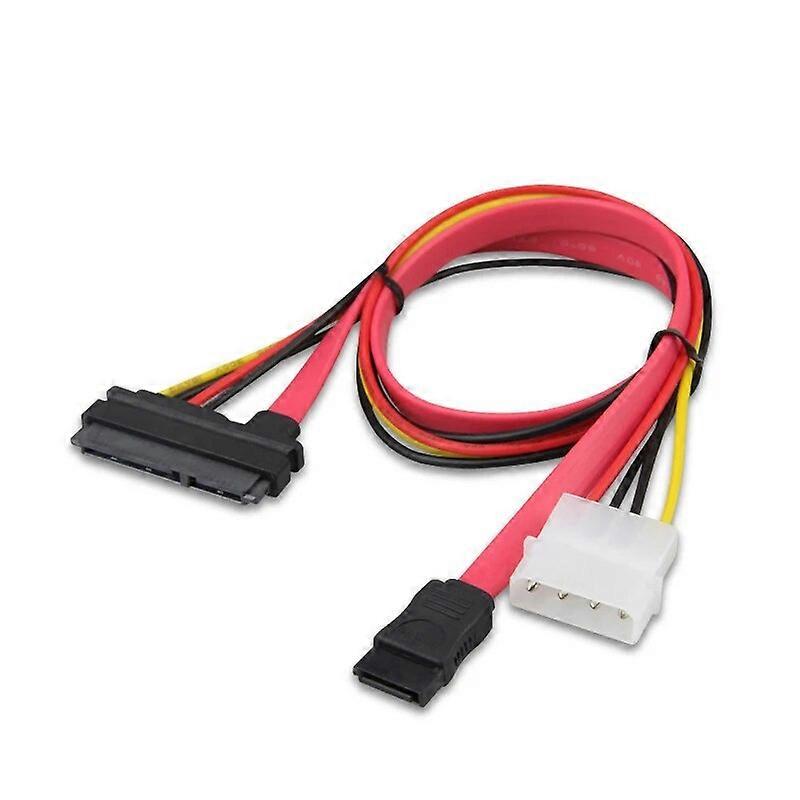 IDE+SATA30 Cable Splitter to Integrated Hard Disk Optical Drive Data Cable Power Cord SATA 7+15P to 7+4Pin Convert Wire