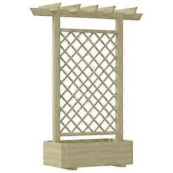 Garten-Pergola-Pflanzgefäß 162x56x204 cm Holz