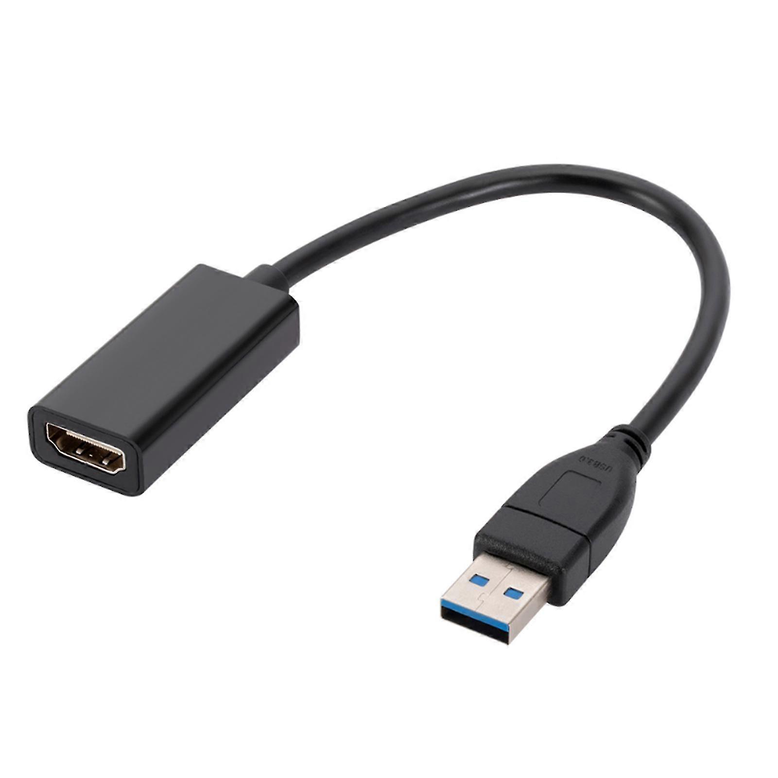 Usb To Hdmi-compatible Converter High Speed Trans Adapter For Pc Laptops Display