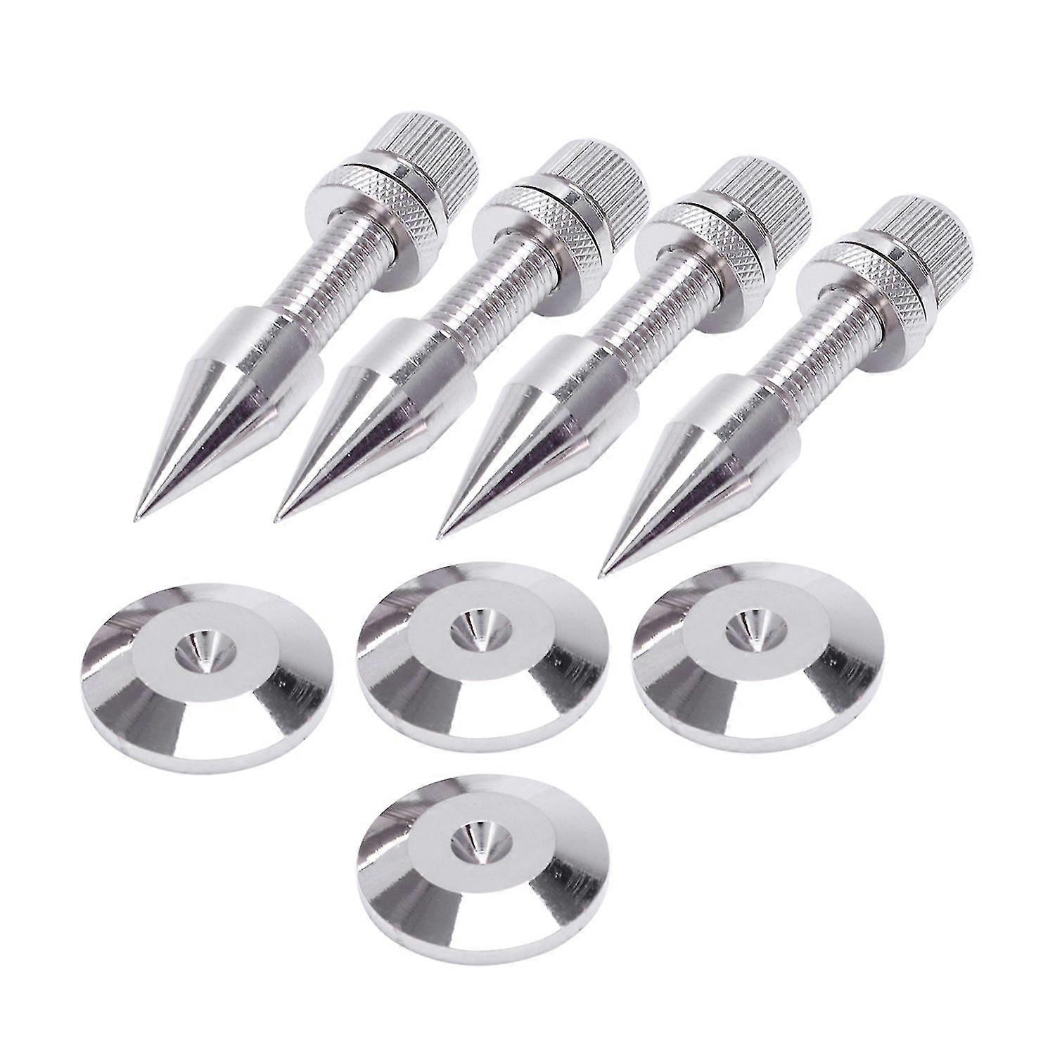 4 Pcs Speaker Isolation Spikes Stand Foot Hifi Speaker Shockproof Cone Base Pads