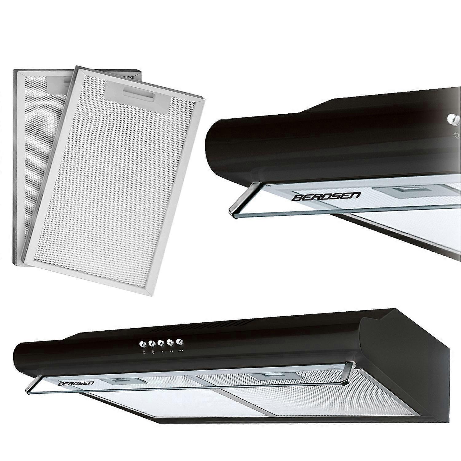 Under-cabinet cooker hood - 50 cm hood Berdsen BE-10-A black