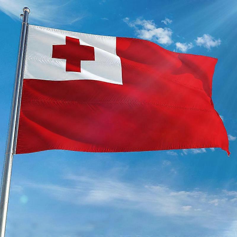 90x150cm 통가 국기 매달려 폴리 에스테르 배너 실내 야외 가정 장식