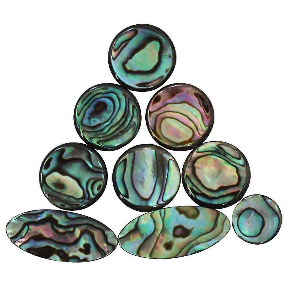 9pcs/Set Musical Instrument Woodwind Accessory Abalone Shell Sax Key