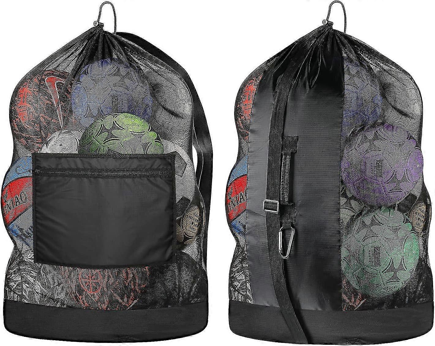 Extra Large Ball Bag, Mesh Soccer Ball Bag, Adjustable Shoulder And Portable Strap Design Fit Coach,adults And Kids, Best For Soccer Ball, Basketball