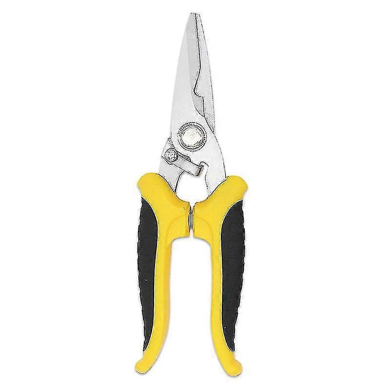 Heavy-duty Blades And Soft Rubber Grips For Electrician's Scissors(1 Pc) Jinyu