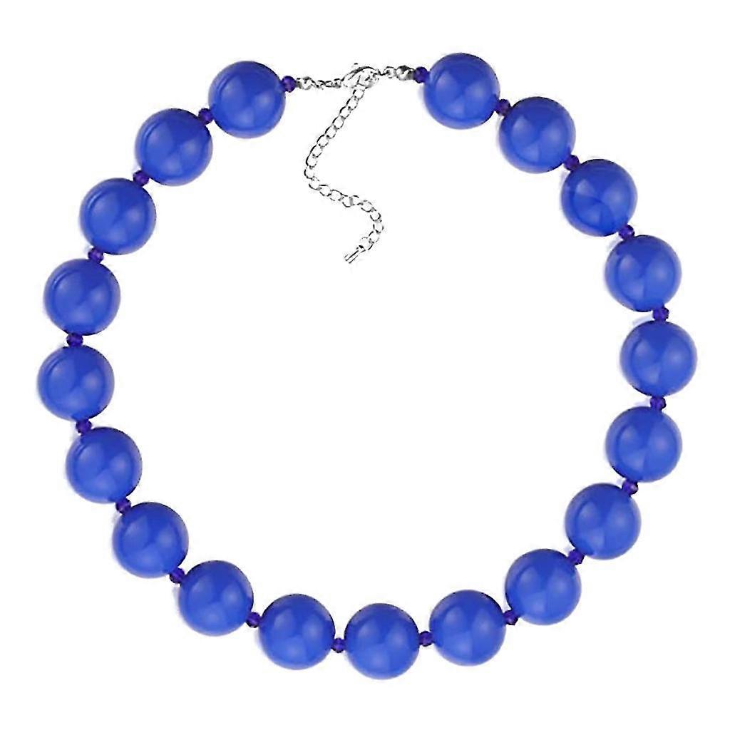 Acrylique Chunky Beads Collier Déclaration Bubblegum Collier Robe Up Bijoux