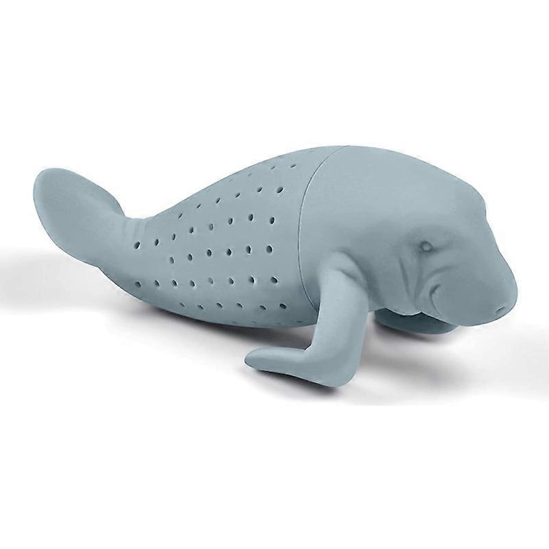 Silicone Tea Maker Manatee Tea Maker Creative Silicone Dolphin Tea Bag Strainer Tea Strainer 2pcs